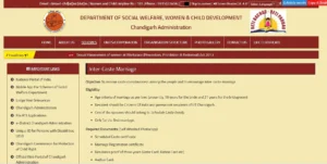 Inter Caste Marriage Scheme Punjab Official Website