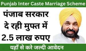 Punjab Inter Caste Marriage Scheme